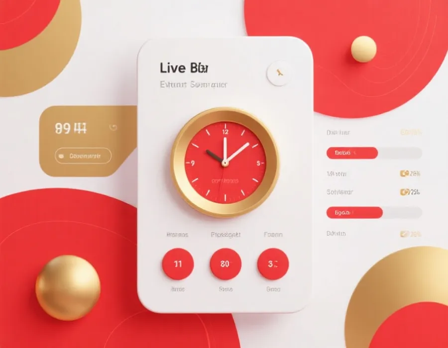 实时开奖流程展示示意图